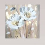 Gold leaf and flowers