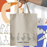 МК для детей - шоппер с гусемя