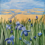 Field with irises